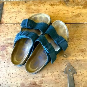 Birkenstock Blue Suede